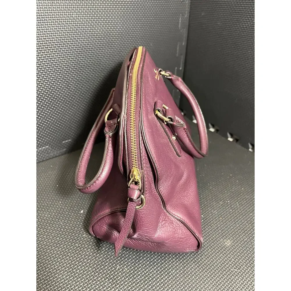 Kate Spade New York Brighton Park Small Felix Leather Wine‎ Purple Purse